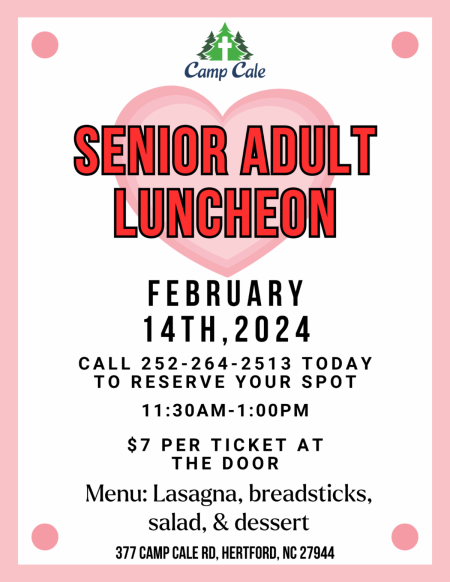 Edenton Events, Senior Adult Luncheon