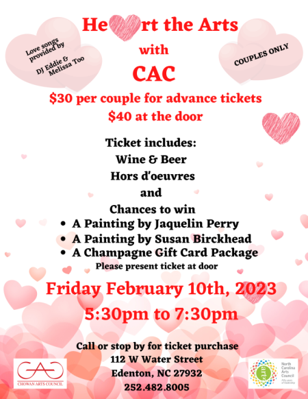 Chowan Arts Council, Heart the Arts with CAC