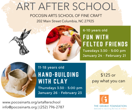 Edenton Events, Art After School: Hand-Building with Clay