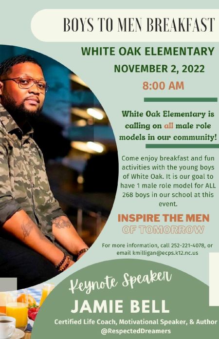 Edenton Events, Boys to Men Breakfast