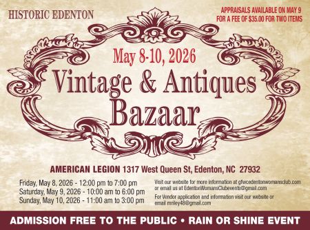 Edenton Woman's Club, Vintage and Antiques Bazaar
