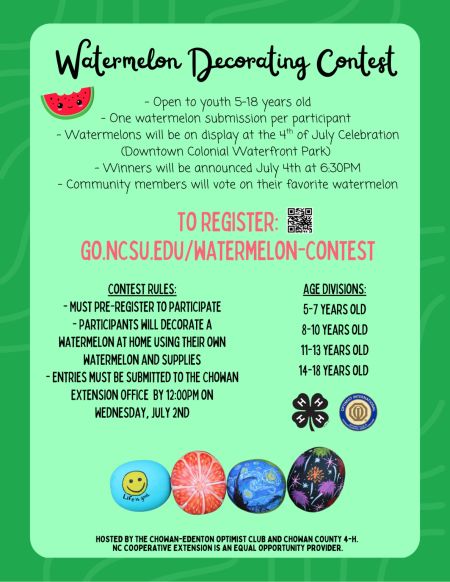 Edenton Events, Decorate a Watermelon