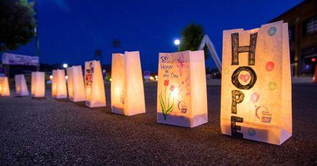 John A. Holmes High School, Relay for Life Luminaria Service